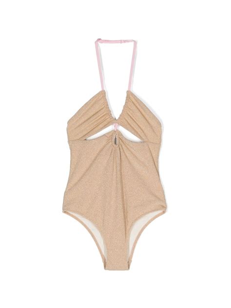 Costume beige bambina – Mancini Junior.